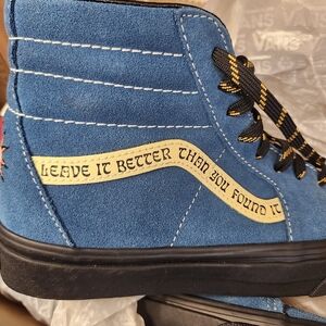 Vans Blue High-Top Sneakers Parks Project